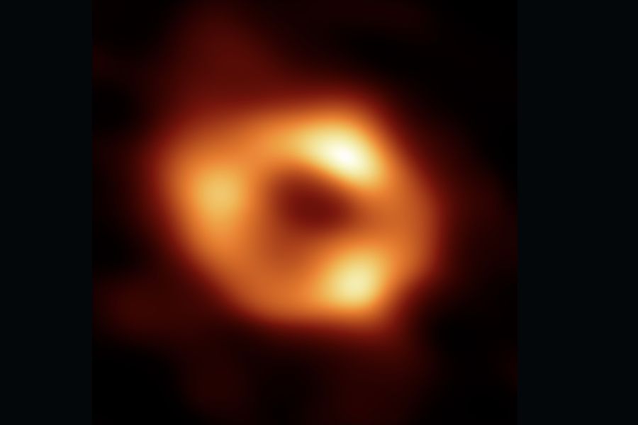 Das schwarze Loch Sagittarius A* im Zentrum unserer Milchstraße 