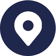 Button mit Link zu Informationen, wie Sie das Planetarium Mannheim mit öffentlichen Verkehrsmitteln und mit dem Auto erreichen, und zu Parkmöglichkeiten in der Nähe des Planetariums