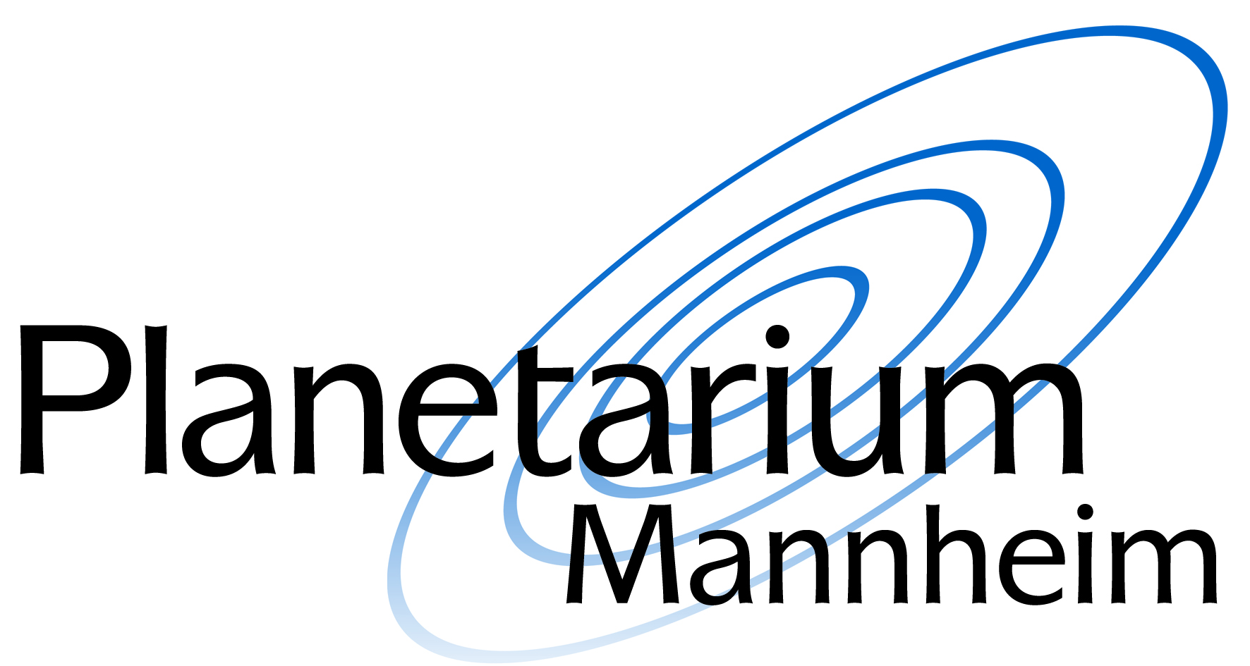 Das Bild zeigt das Logo des Planetarium Mannheim mit schwarzer Schrift auf weißem Hintergrund. Das Bild zeigt das Logo des Planetarium Mannheim mit schwarzer Schrift auf weißem Hintergrund.